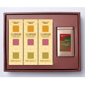 马卡龙凤梨酥茶叶礼盒