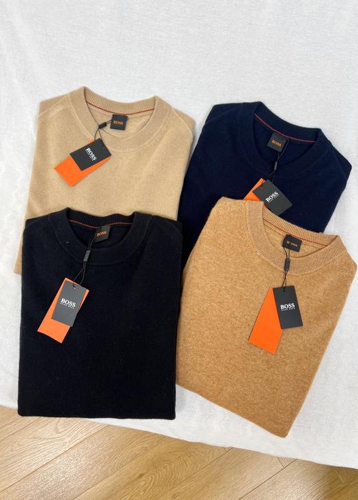 L（150-170斤）原单HUGO BOSS 新款男版羊毛混纺毛衣 商品图7