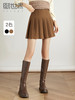 【79元福袋，不支持退换】熙世界美拉德棕色百褶裙女2025秋冬季高腰显瘦防走光短裙半身裙子 商品缩略图0
