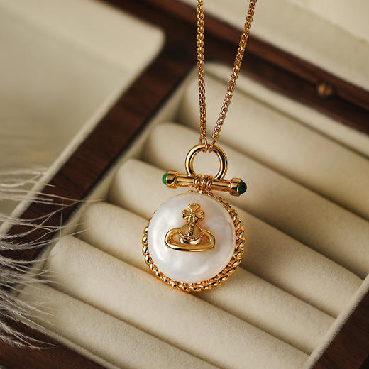 Manreya玛芮雅“土星光晕”巴洛克珍珠项链 商品图9