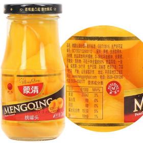 蒙清罐头黄桃味 246g*12瓶