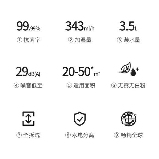 【家居】斯泰得乐（Stadler Form）无雾加湿 oskar 3.5L 商品图8