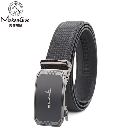 美都袋鼠男士自动扣皮带MD312AM206-DA-M2 商品图0