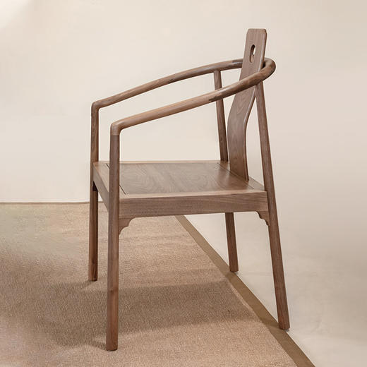 德润椅｜北美胡桃木藤编椅 商品图2