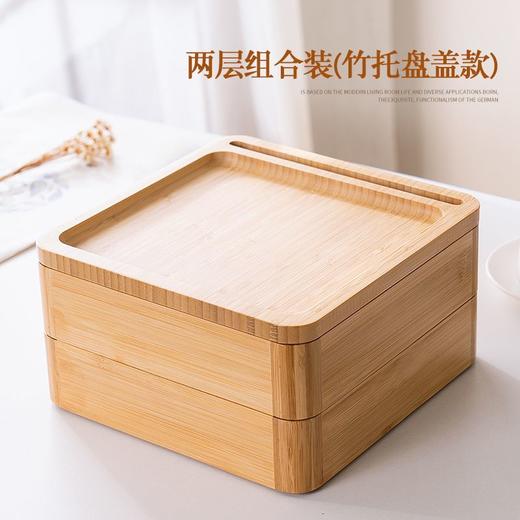 木制干果盒新中式家用创意分格带盖糖零食瓜子多层收纳盒防潮客厅 商品图9