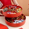 新款过年果盘家用客厅新年糖果盒结婚坚果干果盘分格零食盘瓜子盒 商品缩略图4