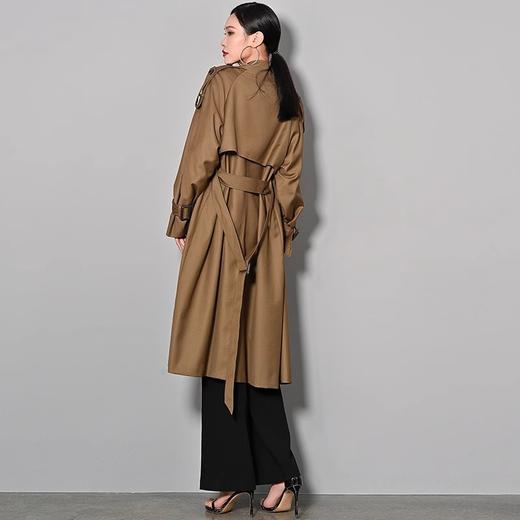 法式高级中长款风衣外套女新款小个子英伦风气质上衣 商品图4