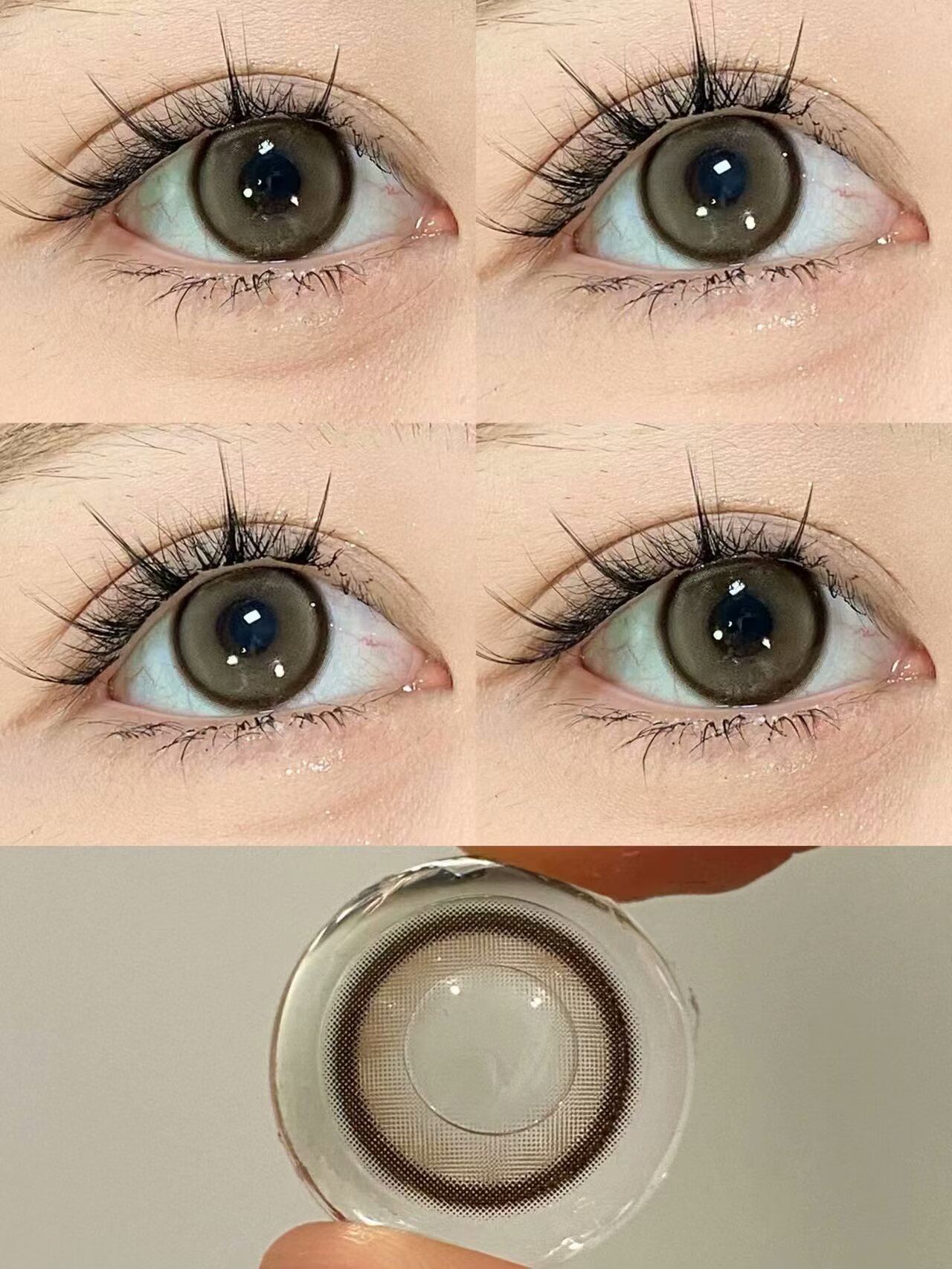 BEENANA 半年抛隐形眼镜 闪光弹 14.5mm 1副/2片 左右度数可不同 - VVCON美瞳网