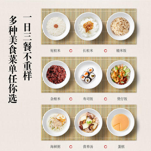 松下（Panasonic) 3.1L进口电饭煲 2-6人 可变压技术 5段IH立体加热 智能米粮判定 SR-PAC100WSA 商品图4