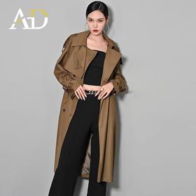 法式高级中长款风衣外套女新款小个子英伦风气质上衣