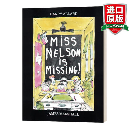Collins柯林斯 Miss Nelson Is Missing 英文原版 尼尔森老师不见了 3-6岁儿童趣味图画故事书 廖彩杏书单 英文版 进口英语原版书籍 商品图0