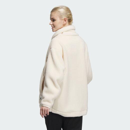 Adidas阿迪达斯LOUNGE JACKET 美拉德穿搭仿羊羔绒运动休闲夹克外套IP7059 商品图1