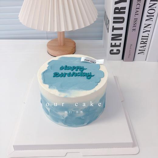 蓝色系ins风色块蛋糕-低糖处理无添加 商品图2