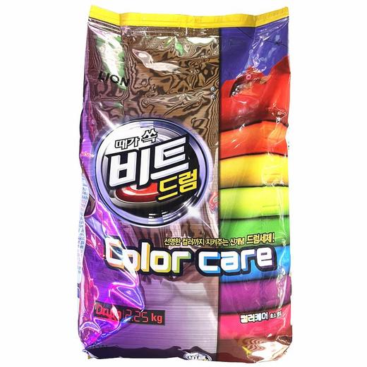 碧特色彩护理滚筒洗衣粉2.25kg비트 드럼 컬러케어 가루세제 商品图0