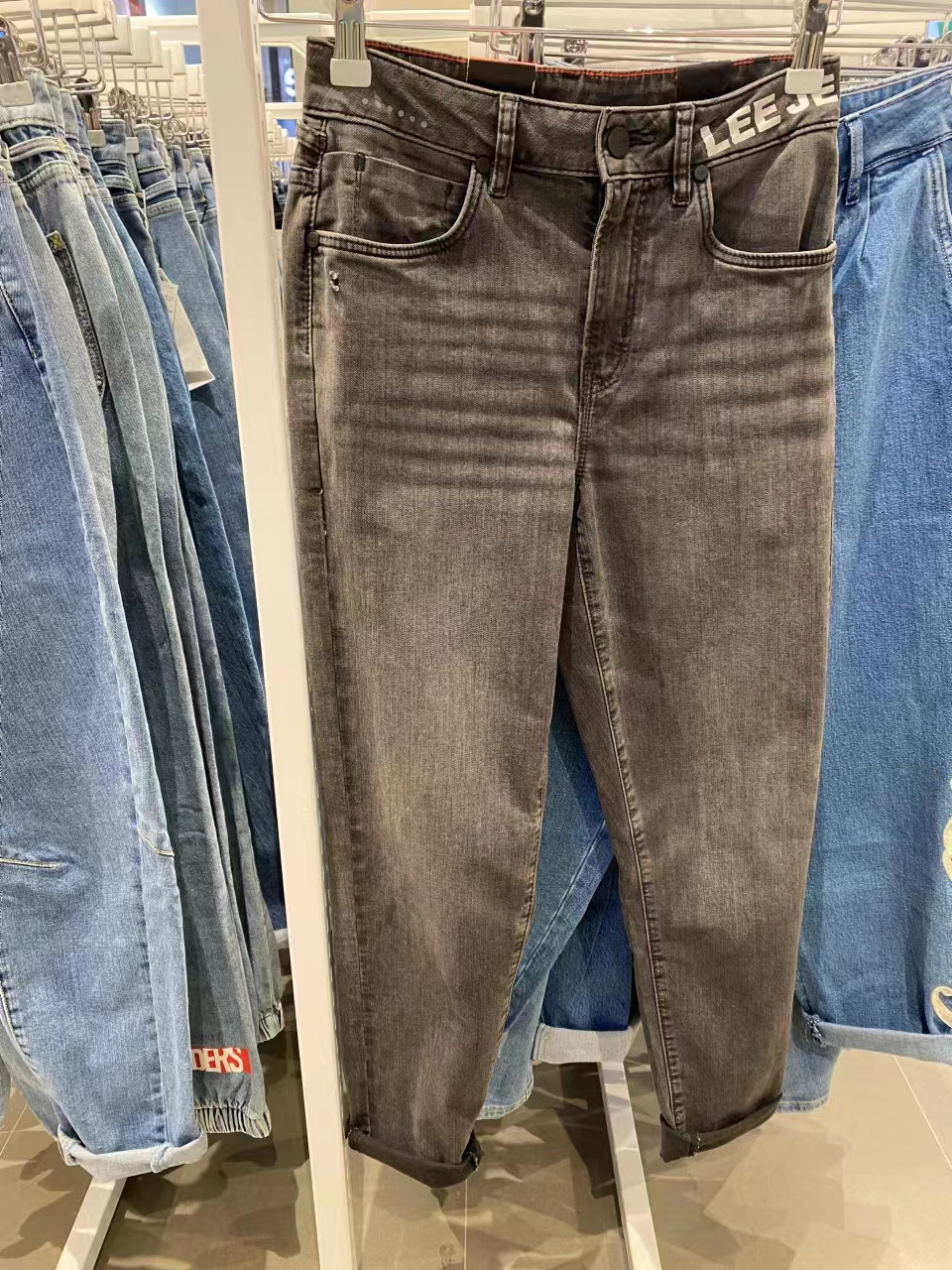【腰围24】Lee 413标准高腰女士牛仔裤LWZ4135DA71C