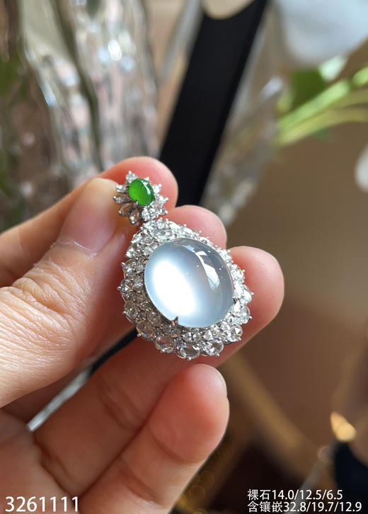 玻璃种蛋面吊坠   86999【3261111】 商品图6