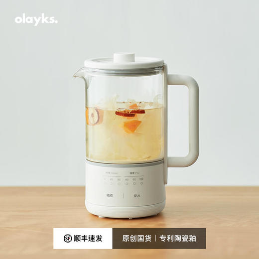 olayks养生壶家用多功能mini办公室小型迷你煮茶器玻璃花茶烧水壶 商品图0