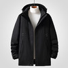 【可拆卸帽】【新款DTH】大依优型大码羽绒服短款多色休闲保暖加厚外套潮流胖子白鸭绒男装胖子上衣冬季 商品缩略图3