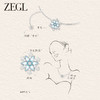 ZEGL设计师冰雪奇缘系列925银雪花项链女轻奢小众秋冬圣诞锁骨链 商品缩略图2