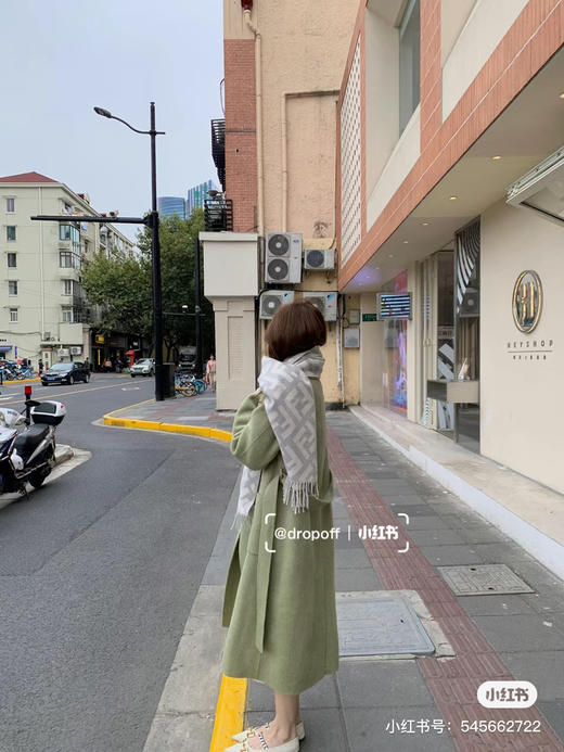 Fendi羊绒围巾-浅灰色 商品图5