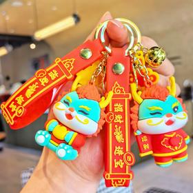 【挂饰小礼物❗️钥匙扣】国潮蛇年钥匙扣精致十二生肖公仔玩偶挂件汽车三八妇女节三八妇女节新年礼盒年货礼盒