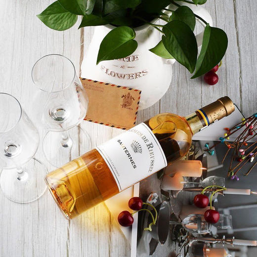 【品质礼】莱斯古堡副牌CHATEAU RIEUSSEC 法国苏玳名庄 贵腐甜白葡萄酒2019年 750m（单支+皮质礼袋） 商品图2