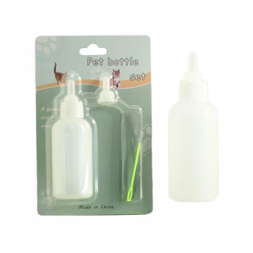 宠物奶瓶套装60ml犬猫通用 幼猫幼犬适用 可拆洗 商品图4