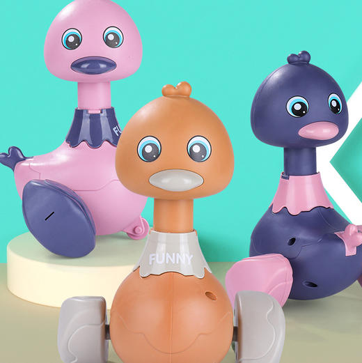 Z2873/Z2874/Z2807 网红按压摇摆小萌鸭 三色 商品图0