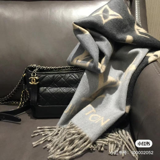 Lv渐变围巾-雾霾蓝 商品图5