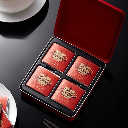 比利时加菲特使牛奶巧克力/咖啡味牛奶巧克力/77%可可黑巧克力迷你4片装20g 小小身材大大香醇 043656/043657/040553 商品图2