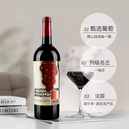 木桐酒庄副牌干红葡萄酒Mouton Rothschild 2020年份|法国五大名庄罗斯柴尔德家族的的小木桐，酒标来自著名艺术家让.卡吕的画作，酿造工艺与正牌酒基本一致，演绎着一级庄的优雅与醇厚~ 商品图6