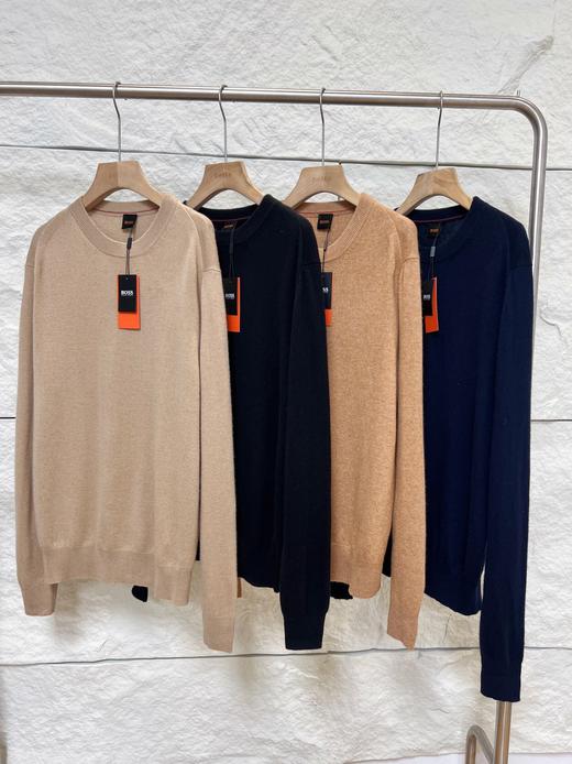 L（150-170斤）原单HUGO BOSS 新款男版羊毛混纺毛衣 商品图2