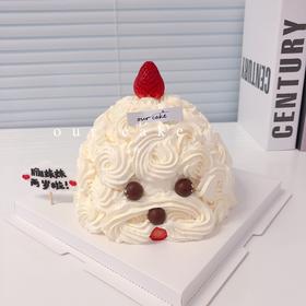 立体汪星人卡通动物蛋糕-低糖处理无添加