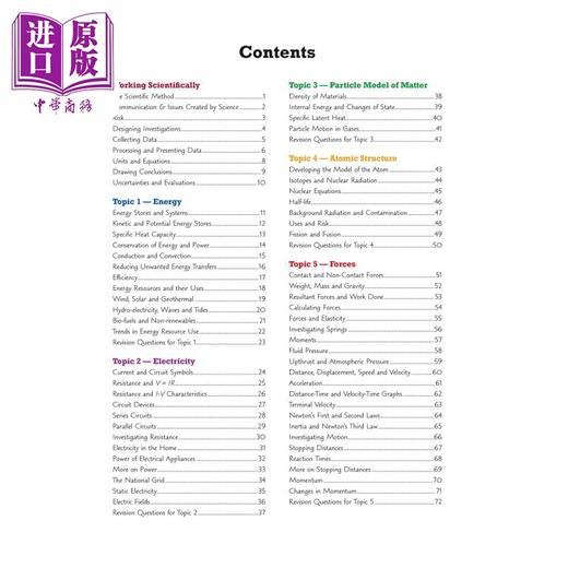 预售 【中商原版】英国CGP GCSE Physics AQA Revision Guide - Higher includes Online Edition, Videos & Quizzes 商品图1