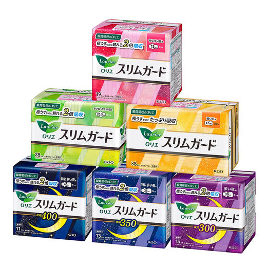 日本花王乐而雅S系列卫生巾薄薄一片生理期也和平时一样舒适 112215/112216/112217/112218/112219/112220 商品图0