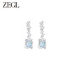 ZEGL设计师初雪之约系列雪花耳环女小众设计感高级耳钉银针耳饰品 商品缩略图0