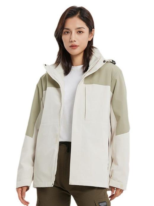 23新秋冬冲锋衣户外三合一两件套男女防风加厚抓绒登山服_qyh 商品图2