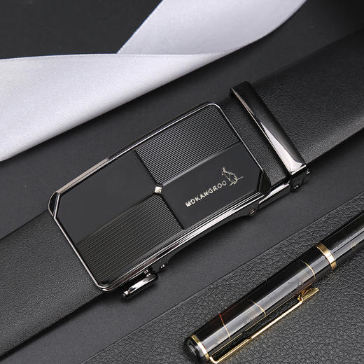 美都袋鼠男士自动扣皮带MD309AM203-DA-M2 商品图6