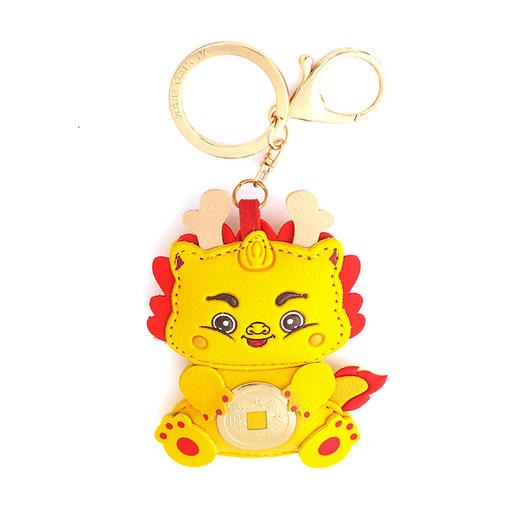 <有书独家>【卡通可爱❗️皮质生肖钥匙扣】正版年 十二生肖蛇年 钥匙扣包包挂件创意喜庆寺庙商务礼品新年礼盒年货礼盒 商品图4