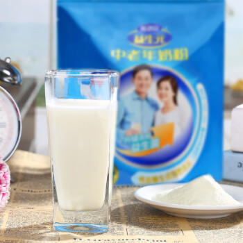 完达山益生元中老年奶粉硒生牛乳0添加白砂糖低GI(新老包装发货)400g 商品图5
