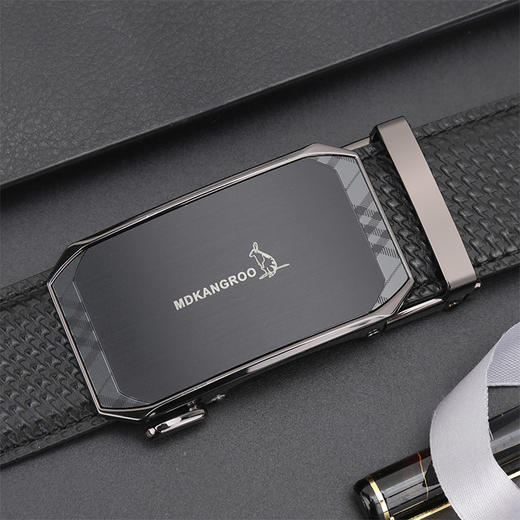 美都袋鼠男士自动扣皮带MD312AM206-DA-M2 商品图5