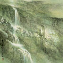 深谷清流丝巾 商品图0