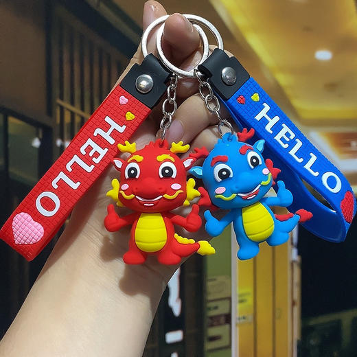 【挂饰小礼品❗️蛇年钥匙扣】国潮卡通创意喜庆蛇生肖挂件学生书包新年礼盒年货礼盒 商品图1