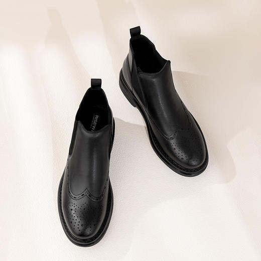 休闲男皮鞋7厘米男士高帮内增高男鞋增高鞋男鞋时尚百搭商务 商品图3