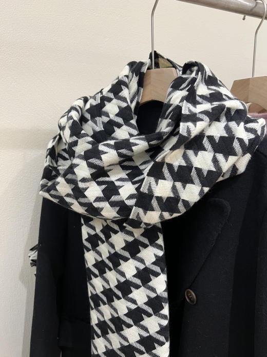 千鸟羊绒围巾 商品图6