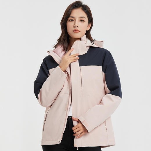 23新秋冬冲锋衣户外三合一两件套男女防风加厚抓绒登山服_qyh 商品图12