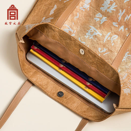 故宫文具《伯远贴》杜邦纸古风提袋 创意单肩包通勤手提袋女包邮 商品图2