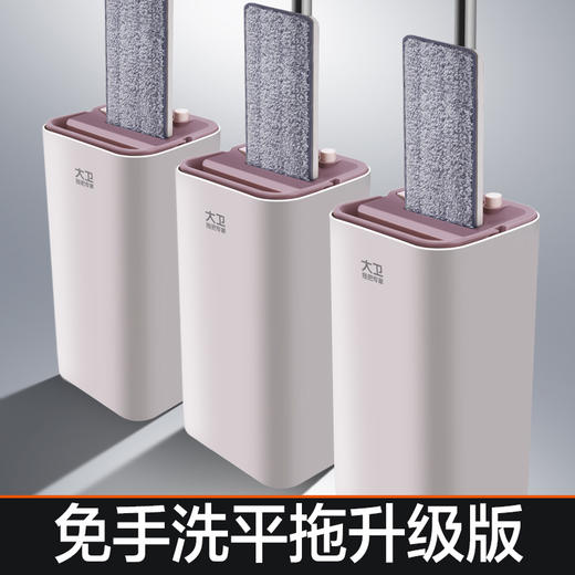 【大卫 拖把专家】Z9 免手洗懒人拖神器 平板拖把家用木地板刮刮乐一拖净 商品图4
