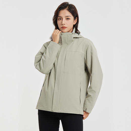 23新秋冬冲锋衣户外三合一两件套男女防风加厚抓绒登山服_qyh 商品图10