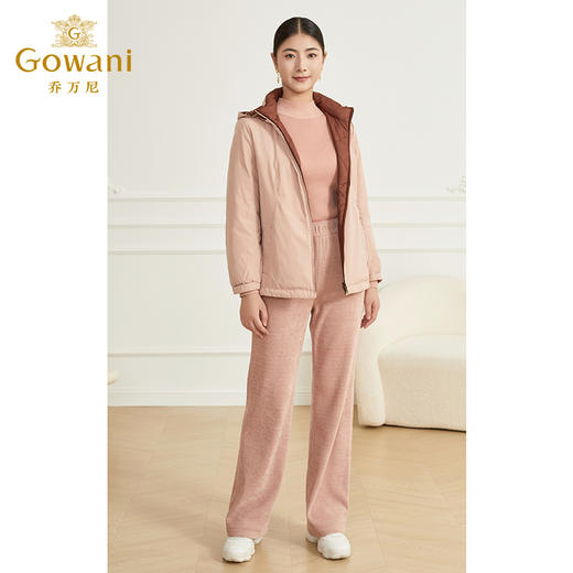 乔万尼双面穿羽绒服女冬季新款短款撞色设计ET4T981 商品图2